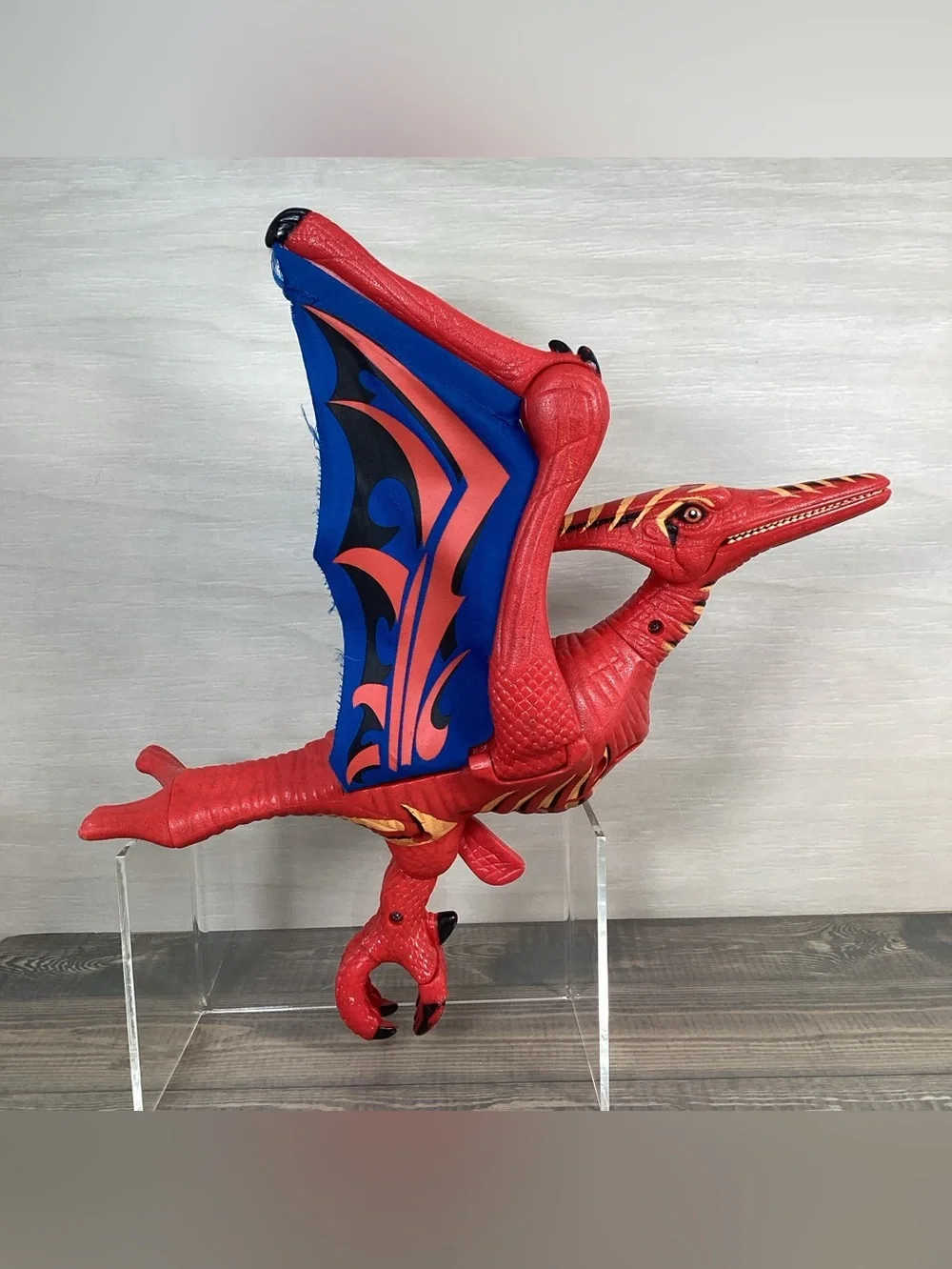Fisher Price Imaginext Glide Pterodactyl Dinosaur, Nest & Caveman 2006 Tested